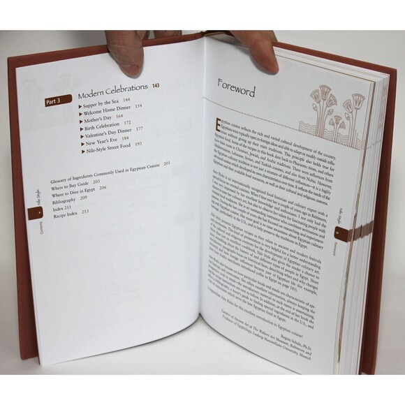 Signed NILE STYLE: Egyptian Cuisine and Culture By Amy Riolo - HC/DJ Cookbook - Picture 8 of 12